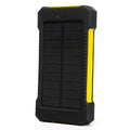 20000mah Portable Solar Power Bank Waterproof External Battery Backup Powerbank 20000 mah Phone Battery Charger LED Pover Bank - Golden High-Tech