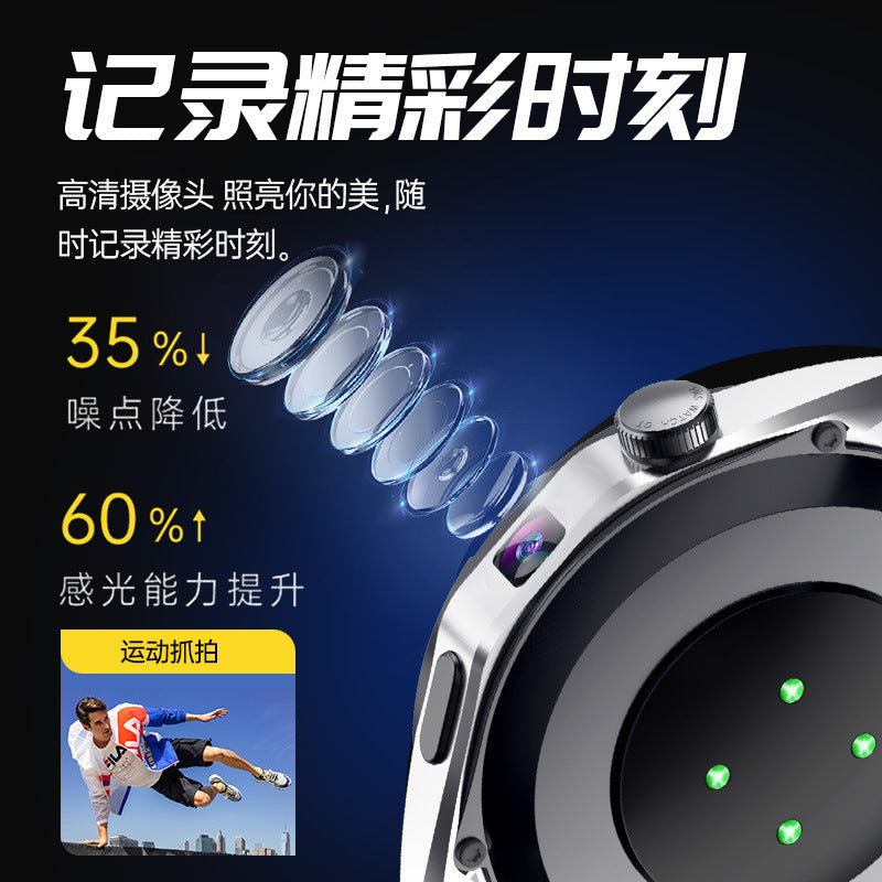 Smart Watch 4 Cellular – NFC, Heart Rate Monitor, Single Camera, Game & App Download