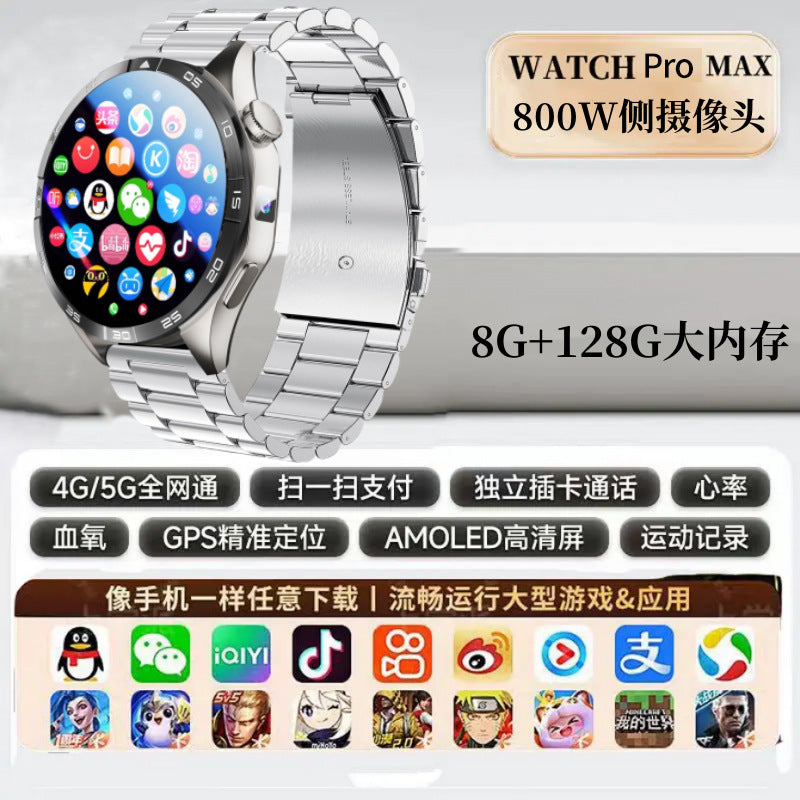 Smart Watch 4 Cellular – NFC, moniteur de fréquence cardiaque, caméra unique, téléchargement de jeux et d'applications
