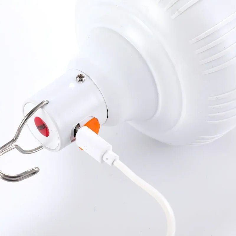 Ampoule LED USB 60W avec Crochet Camping - Golden High-Tech