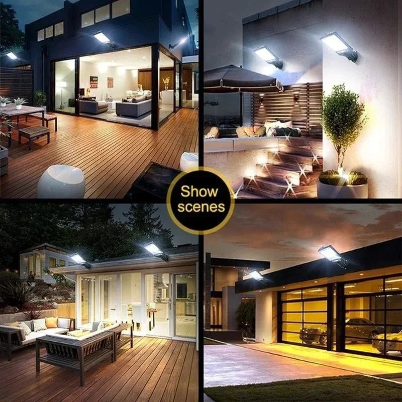 Applique Murale Solaire LED Extérieure Rechargeable pour Jardin & Terr - Golden High-Tech