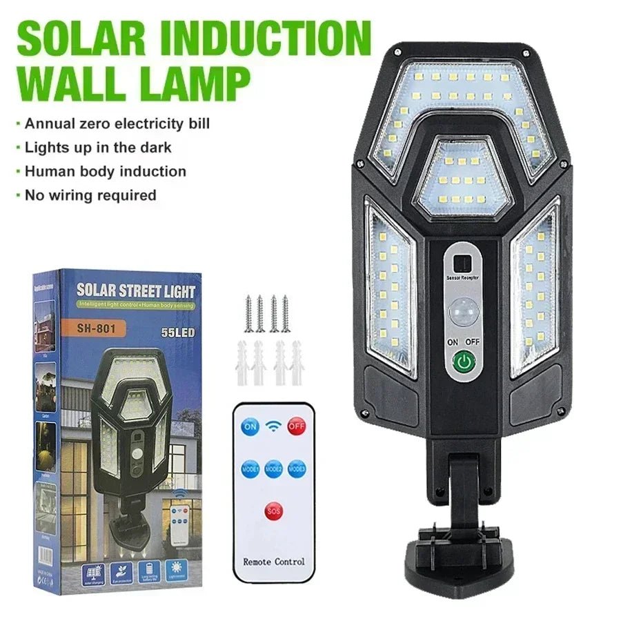 Applique Murale Solaire LED Extérieure Rechargeable pour Jardin & Terr - Golden High-Tech
