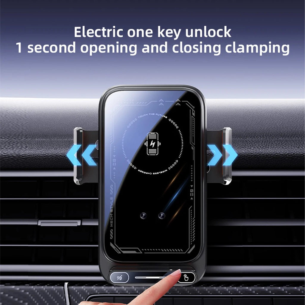Car Phone Charger Phone Holder - Golden High-Tech