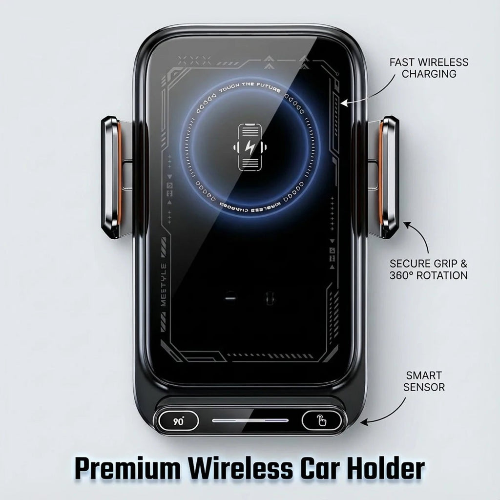 Car Phone Charger Phone Holder - Golden High-Tech