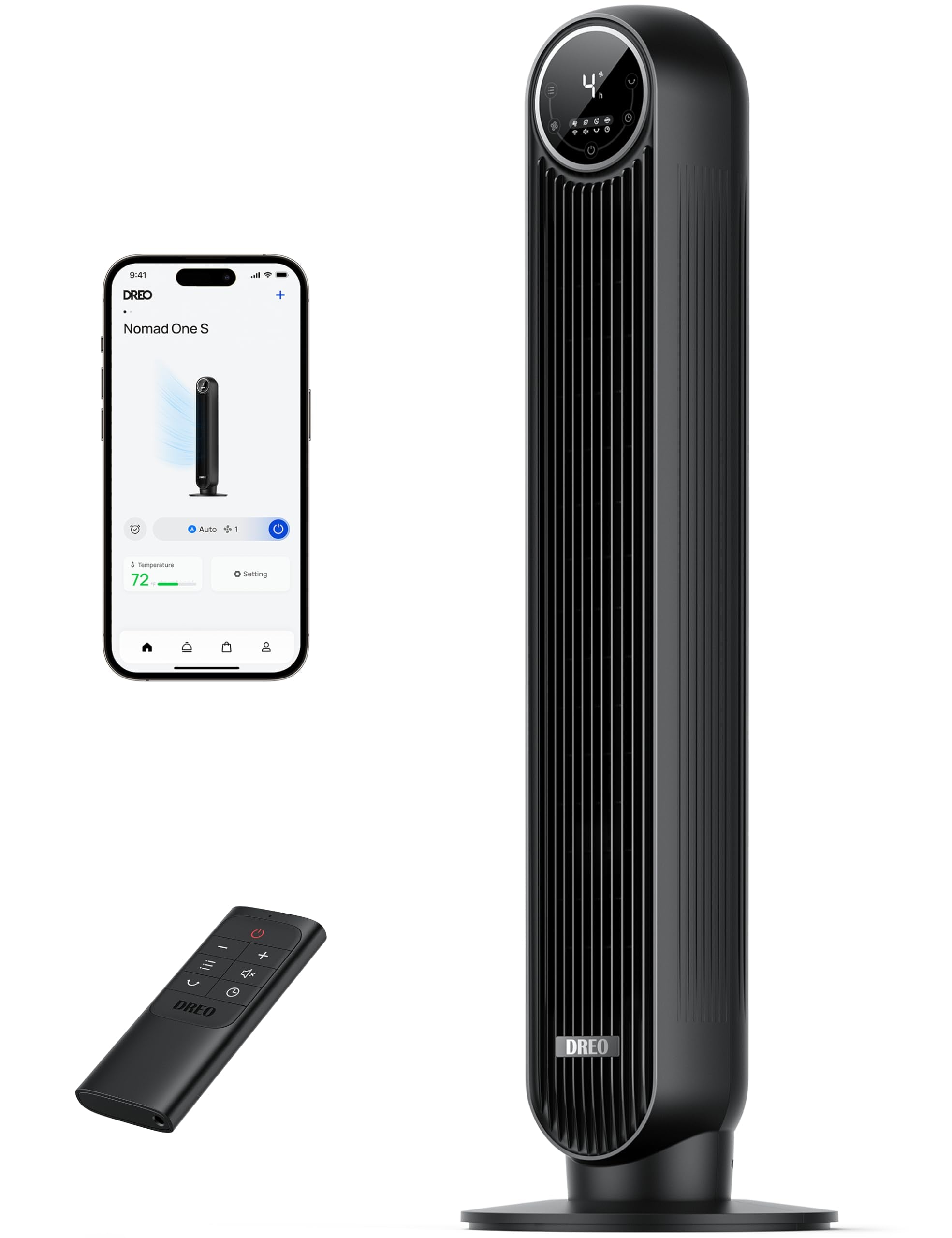 Dreo Ventilateur Tour Intelligent WiFi Silencieux
