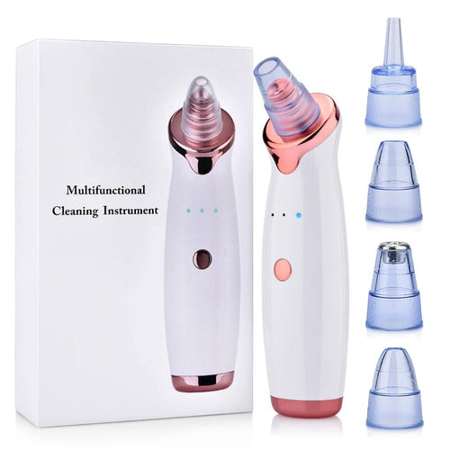 Élimination électrique deAspirateur Électrique Points Noirs & Acné Visages points noirs sous vide, nettoyage du visage des taches noires, aspiration des boutons d'acné, Instrument de beauté, outils de soins de la peau - Golden High-Tech