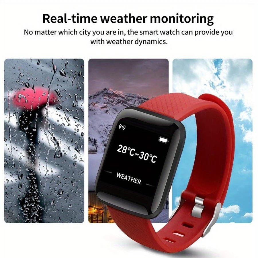 Hommes montre électronique Fitness Bracelet Smartwatch montre intelligente Y68 D20 moniteur de sommeil cadeau pour IOS Android Smartphones réveil - Golden High-Tech