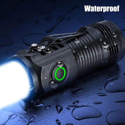 Lampe Torche Tactique LED 3 Cœurs Rechargeable - Golden High-Tech