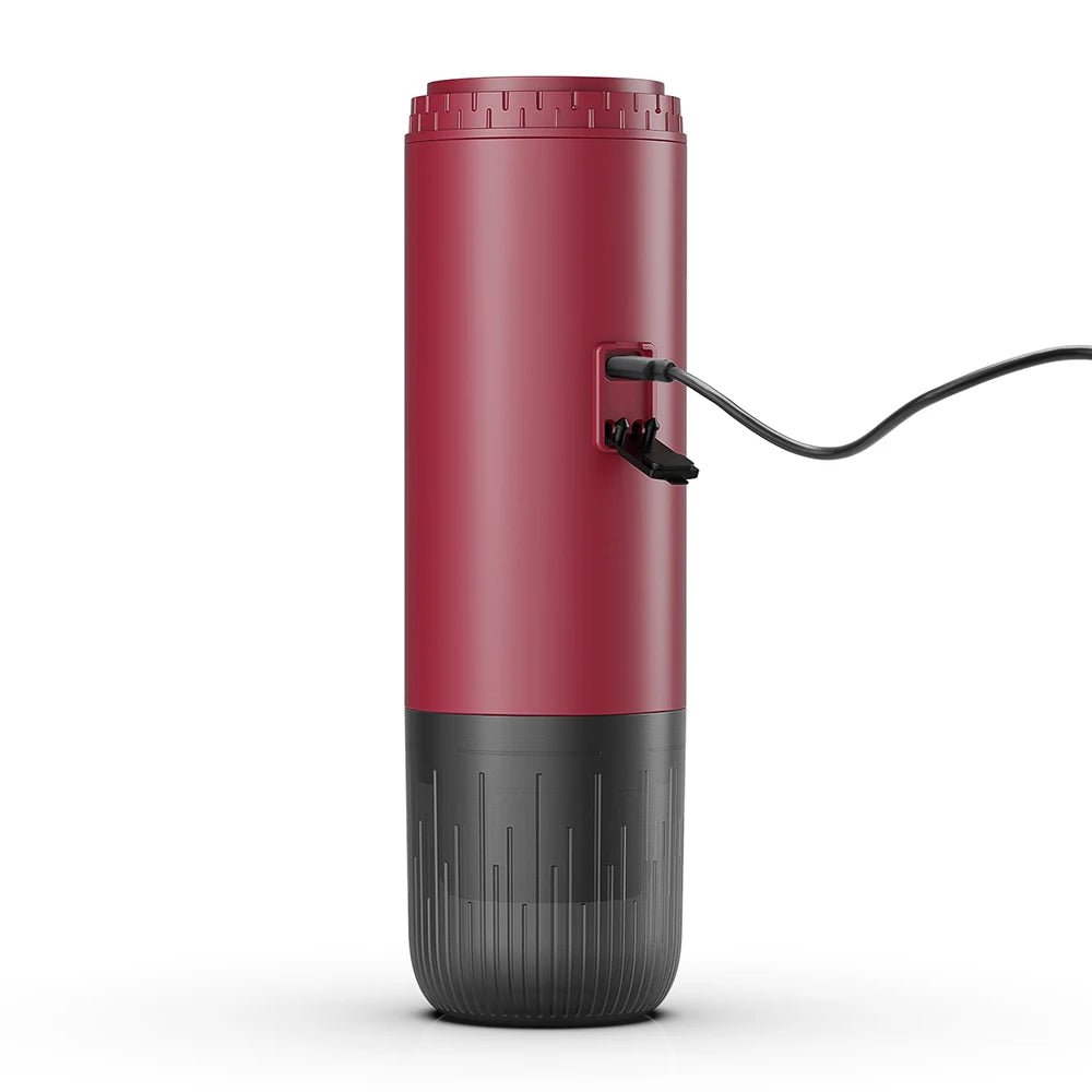 Machine à café expresso portable de voyage 2 en 1 pour voitures familles camping en plein air machine à café capsule poudre Nespresso - Golden High-Tech