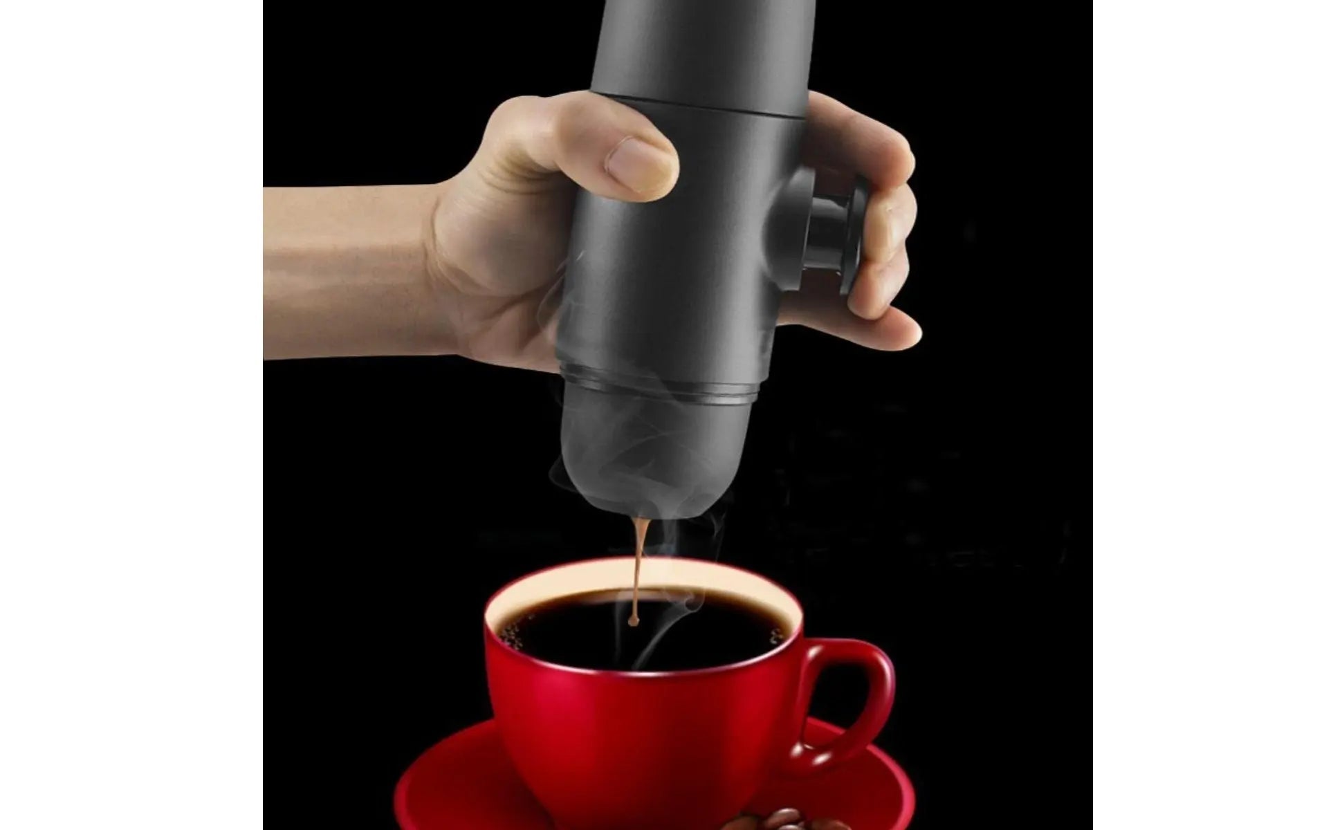 Machine à expresso manuelle portable pour l'extérieur, machine à café à pompe manuelle, presse à café manuelle compacte - Golden High-Tech