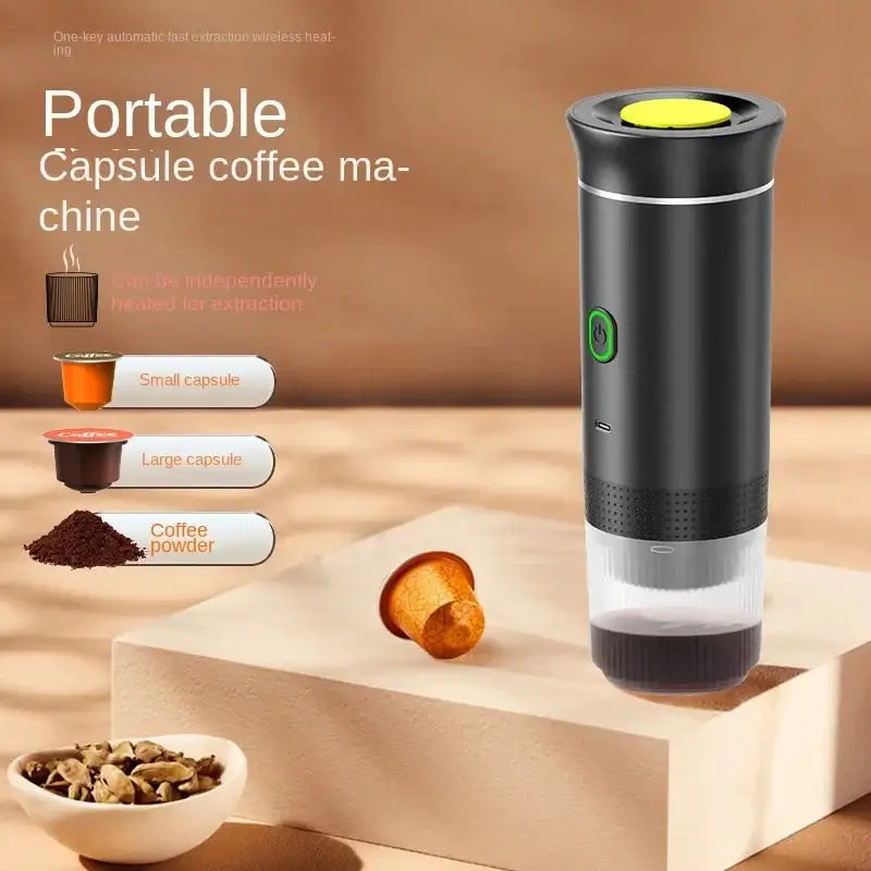 Machine à Expresso Portable Sans Fil - Golden High-Tech