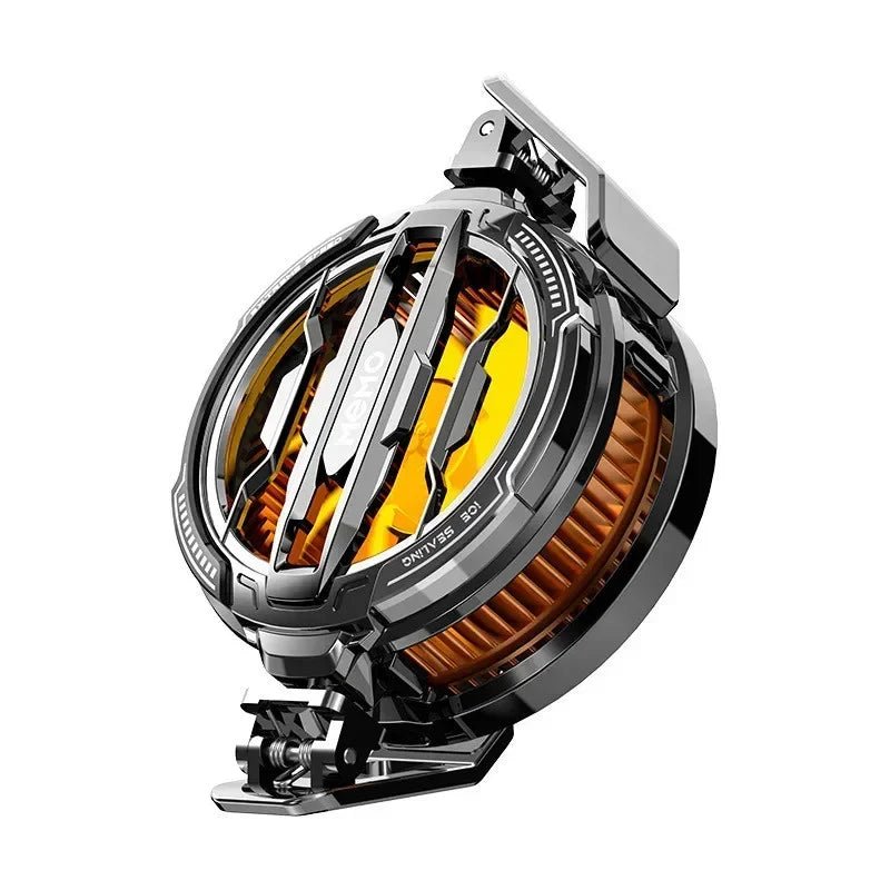 MEMO CX07 – refroidisseur de téléphone portable, ventilateur de refroidissement magnétique, radiateur pour PUBG Gaming, Clip arrière, dissipateur de chaleur frais pour Smartphones - Golden High-Tech