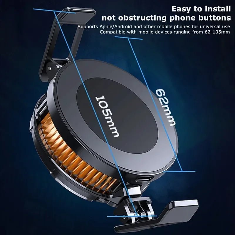 MEMO CX07 – refroidisseur de téléphone portable, ventilateur de refroidissement magnétique, radiateur pour PUBG Gaming, Clip arrière, dissipateur de chaleur frais pour Smartphones - Golden High-Tech