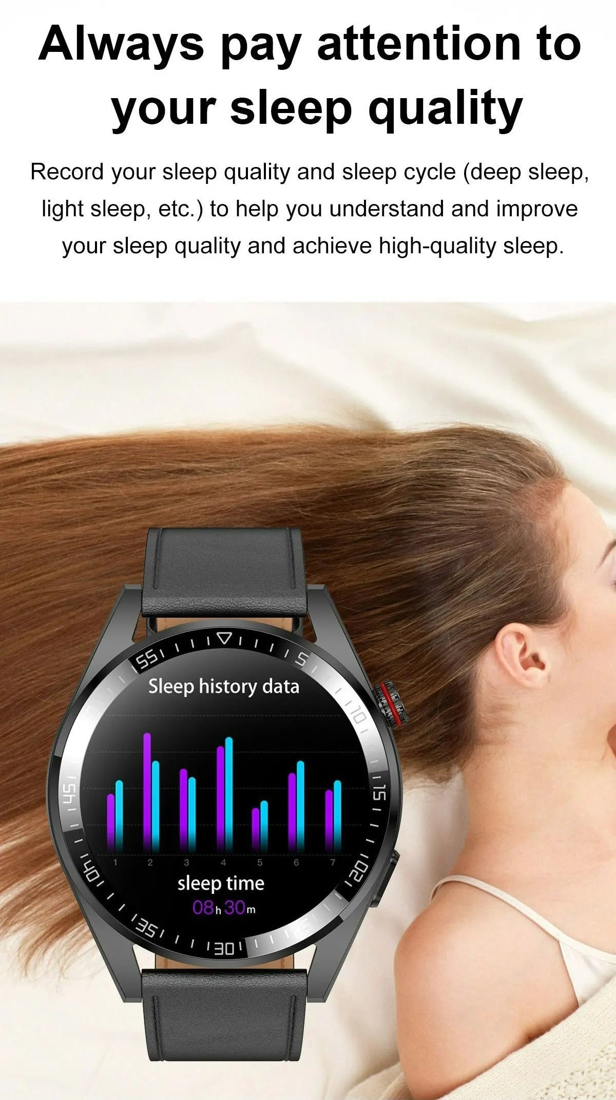 Montre intelligente AMOLED Z30 Pro pour hommes et femmes, montres-bracelets numériques, bracelet de fitness, musique locale, montre-bracelet électronique, 1.43" - Golden High-Tech