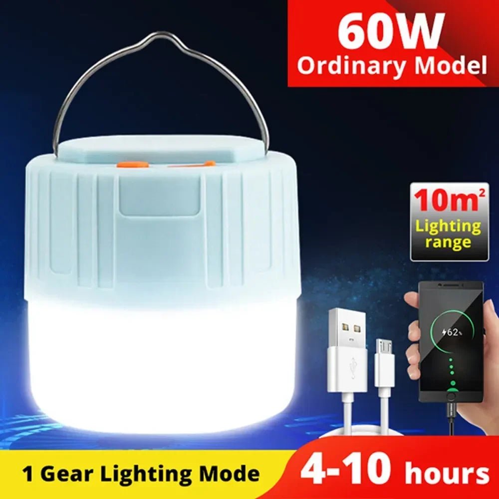 Projecteur LED Camping Rechargeable Multifonction
