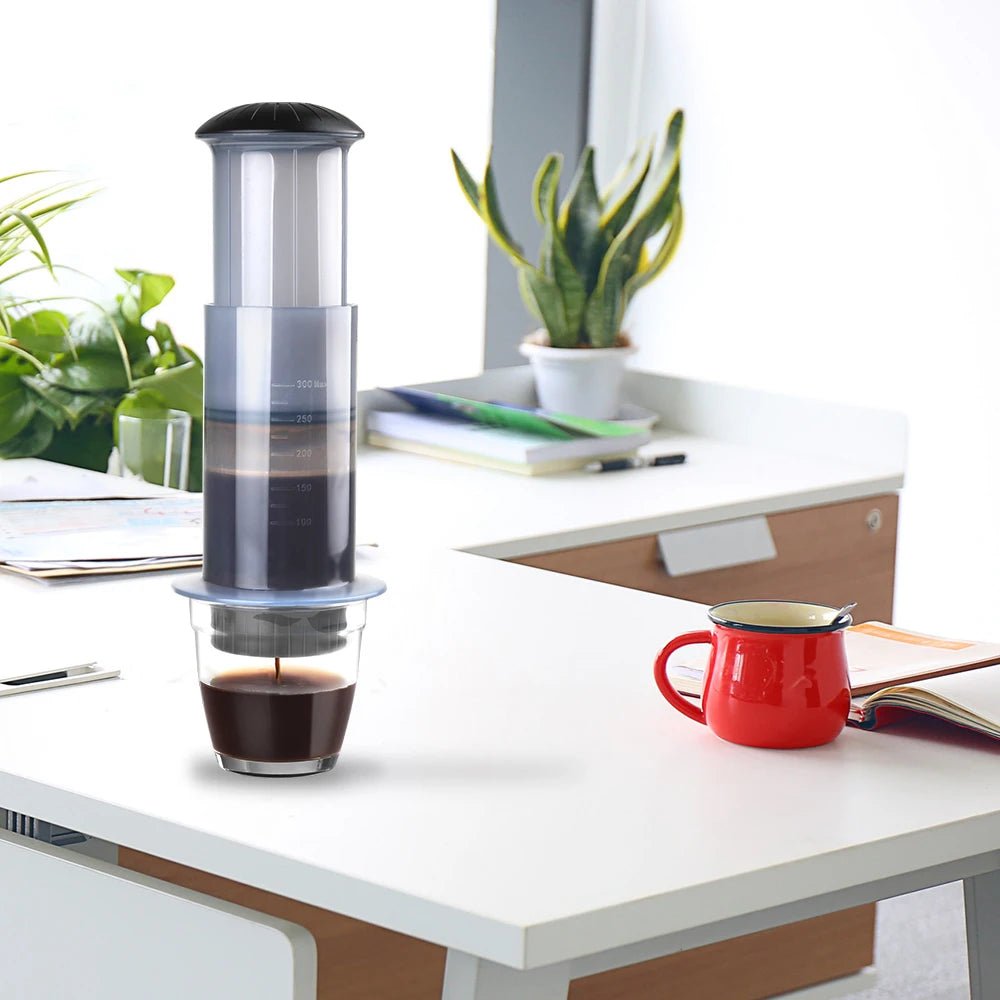 Pour AeroPress Machine expresso Portable - Golden High-Tech