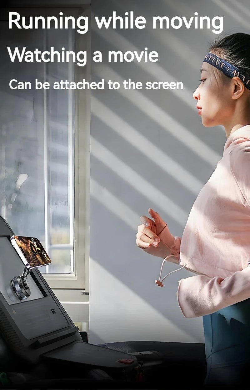 Support de chargeur sans fil magnétique à aspiration sous vide en métal 15W 360 ° Giroir compatible avec les smartphones, pour voiture, salle de bain, salle de sport - Golden High-Tech