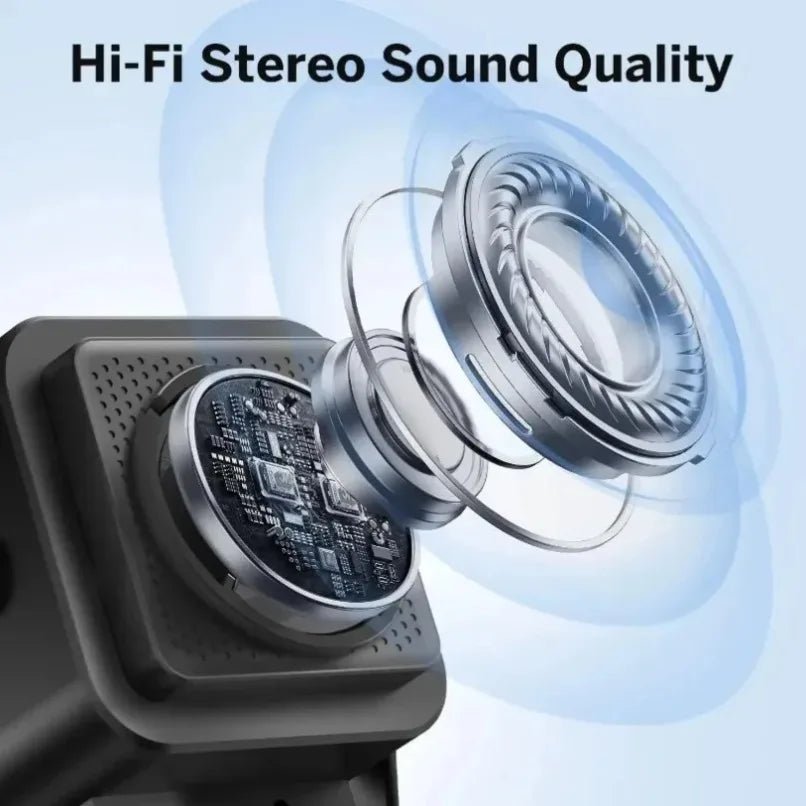 Support de téléphone réglable 2 en 1 avec haut-parleur Bluetooth et lumière RGB, support de bureau pour regarder des films, compatible avec les smartphones iPhone et Android - Golden High-Tech
