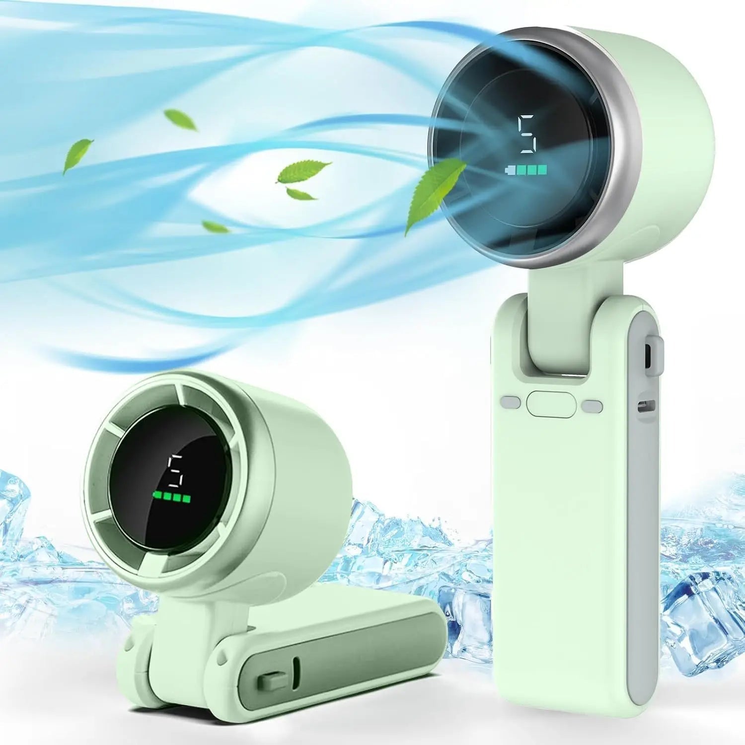Mini Ventilateur de Voyage 3-en-1 Rechargeable USB