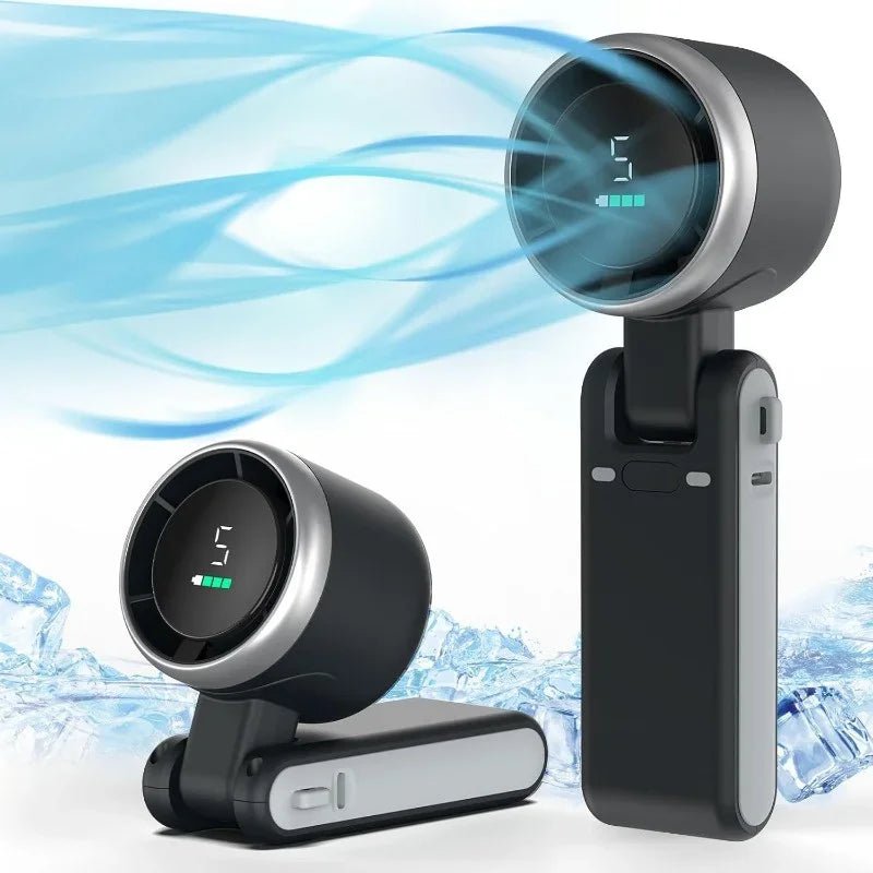 Mini Ventilateur de Voyage 3-en-1 Rechargeable USB