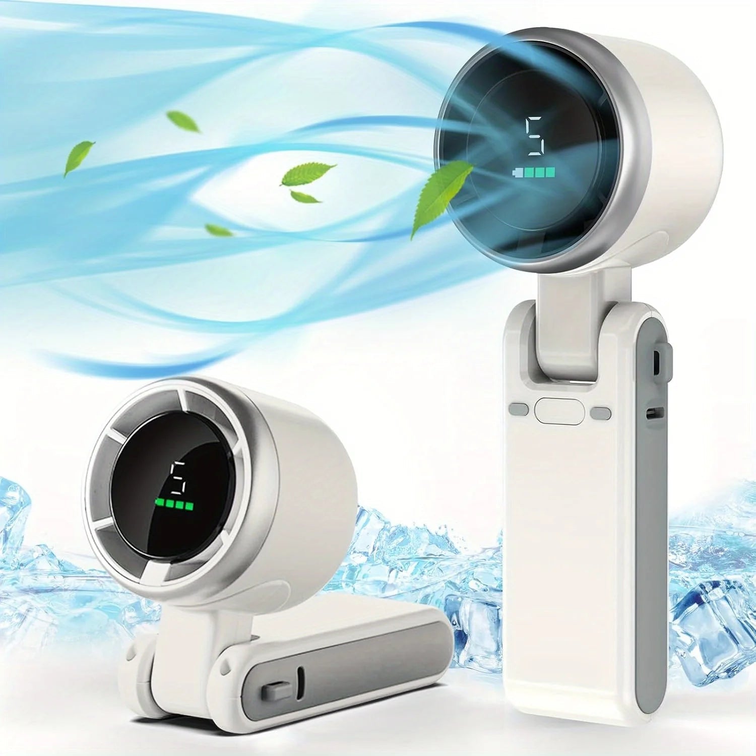 Mini Ventilateur de Voyage 3-en-1 Rechargeable USB